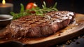 Succulent and flavorful grilled steak perfection Royalty Free Stock Photo