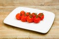 Succulent grilled cherry tomatoes