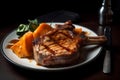 Stunning Perfectly grilled pork chop