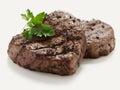 Succulent peppered steak medallions Royalty Free Stock Photo
