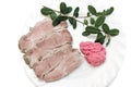 Succulent roast pork meat Royalty Free Stock Photo