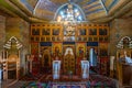 Suceava, Romania, August 17, 2023: Interior of a church at Bucov Royalty Free Stock Photo