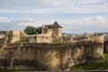 Suceava, Romania - 16 JULY 2017: Ancient royal fortress of Suceava in Romania