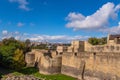 Ancient royal fortress of Suceava Royalty Free Stock Photo