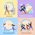 Sucess Time Management Stress Work Deadline Banner