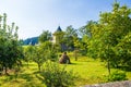 Sucevita monastery in Romania Royalty Free Stock Photo
