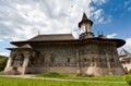 Sucevita Monastery in summer