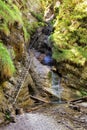 Sucha Bele - Misove waterfalls, Slovakia spring Royalty Free Stock Photo