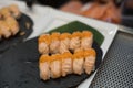 Suchi for sell in the supermarket, Suchi is Japanese national food popular throughout the world