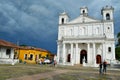 Suchitoto main square with cathedral, El Salvador