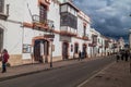 White colonial houses in Sucre