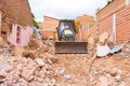 Sucre Bolivia building being demolished