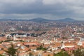 View of the roofs at Sucre capital of Bolivia. Royalty Free Stock Photo