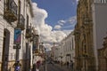 Sucre, Old city street view, Bolivia Royalty Free Stock Photo