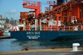 Suction Dredger ship. The Arco Dee at Shoreham. Royalty Free Stock Photo