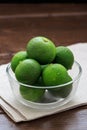 Sudachi; green small citrus Royalty Free Stock Photo
