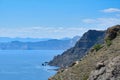 Mountain landscape of Cape Meganom near Sudak