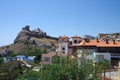 SUDAK, CRIMEA - July, 2020: Genoese fortress in summer sunny day Royalty Free Stock Photo