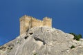 SUDAK, CRIMEA - July, 2020: Genoese fortress in summer sunny day Royalty Free Stock Photo