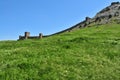 Genoese fortress, Sudak, Ukraine, Crimea Royalty Free Stock Photo