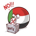 Sudan country ball voting no