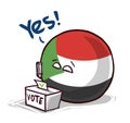 Sudan country ball voting yes