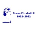 Queen Elizabeth 1952 2022 Face Portrait British United Kingdom