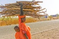 Sudanese woman with a baby.