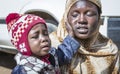 Sudanese woman and child