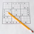 Sudoku Royalty Free Stock Photo
