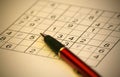 Sudoku Royalty Free Stock Photo