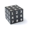 Sudoku cube puzzle Royalty Free Stock Photo