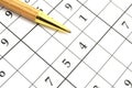 Sudoku game Royalty Free Stock Photo