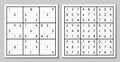 Sudoku game with the answer
