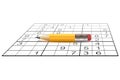 Sudoku game and little pencil