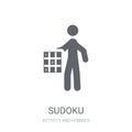 Sudoku icon. Trendy Sudoku logo concept on white background from