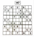 Sudoku puzzle Royalty Free Stock Photo