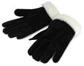 Suede gloves