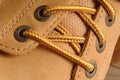 Suede shoe detail Royalty Free Stock Photo