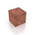 Suede textured cube