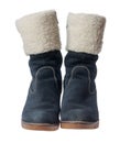 Suede woman boots