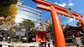 Suehiroinari Shrine Kanda Myojin Setosha Torii Shinto shrine Royalty Free Stock Photo