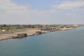 Suez Canal and city Alqntrh Algrbyh
