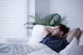 Suffering from insomnia Royalty Free Stock Photo