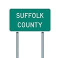 Suffolk County road sign