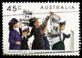 Suffragettes, Centenary of Women`s Suffrage in Australia serie, circa 1994 Royalty Free Stock Photo