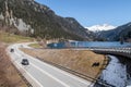 Sufnersee and road to Bernardino Pass