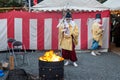 Suga Shrine Setsubun traditional Japanese shinto ritual ceremony. Kyoto, Japan.