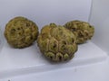 The sugar-apple, or sweetsop, is the fruit of thailand Royalty Free Stock Photo