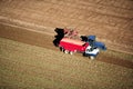 Sugar Beet harvest on an Idaho farm. Royalty Free Stock Photo